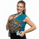 Liliputi Love Rugalmas Hordozókendő - Folk Flower-5